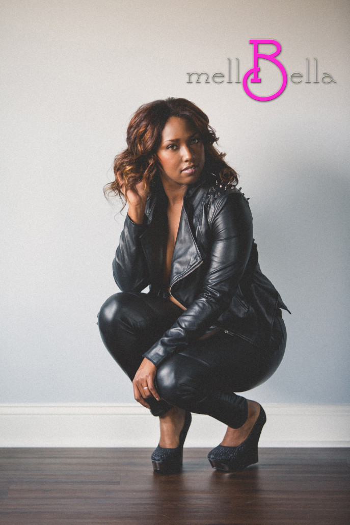 leather pants and jacket boudoir