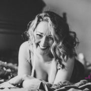 mellbella boudoir sexy black and white laughter