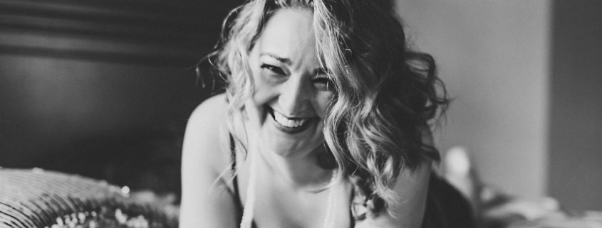 mellbella boudoir sexy black and white laughter