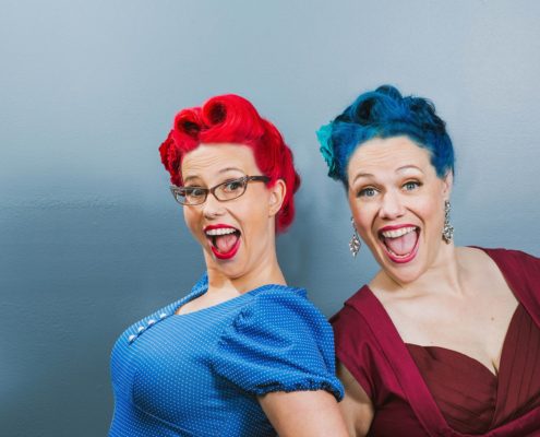 wanda and mell bell rocking pinup style