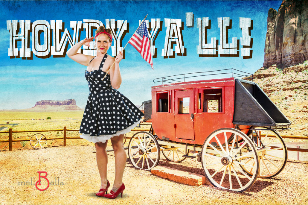 americana pinup howdy