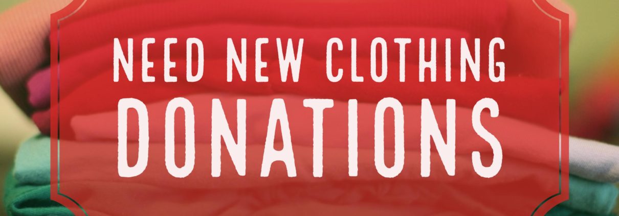 need new clothing donations for people against rape