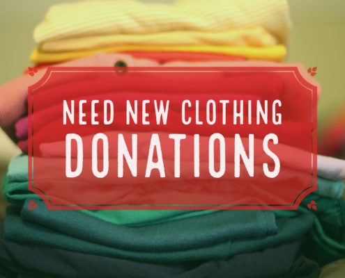 need new clothing donations for people against rape