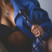 mellbella boudoir man's shirt and tie